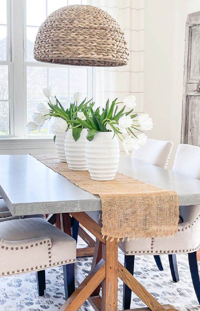 TULIPS ON A TABLE