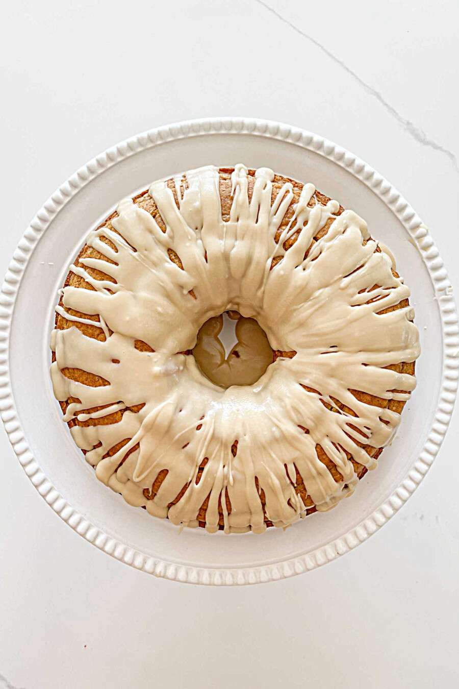Pumpkin Spice Cake With Maple glaze