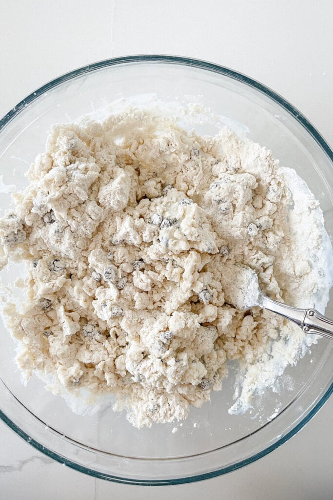 MIXING TOGETHER THE DOUGH