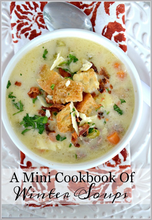 A MINI COOKBOOK OF WINTER SOUPS