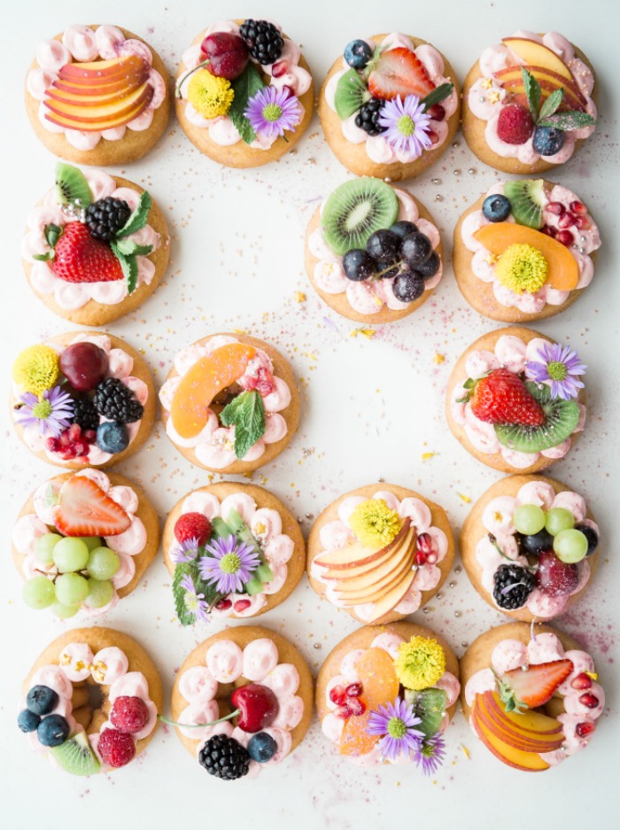 donut halos, super easy to make for a pretty and fun dessert or breakfast