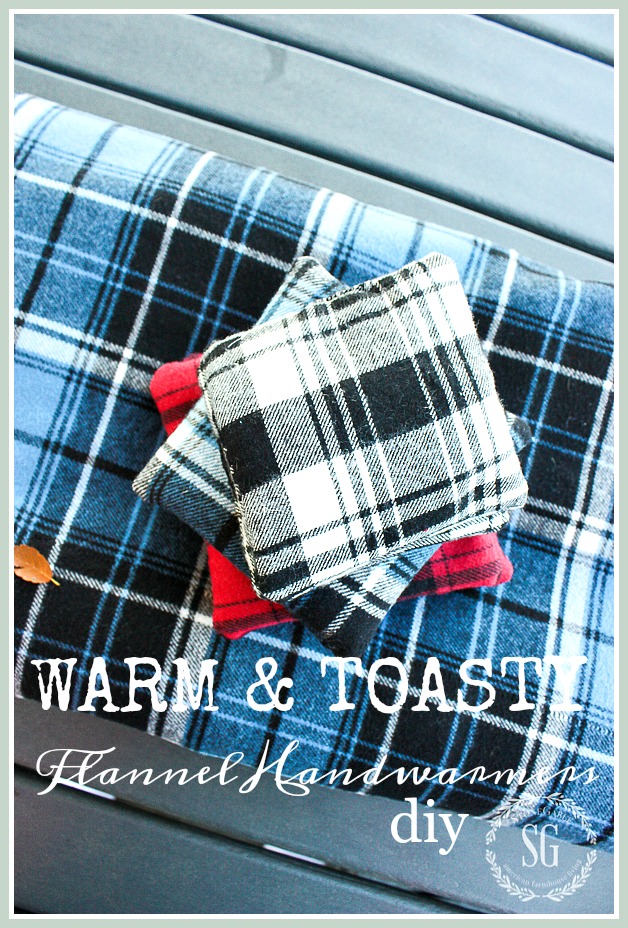 Easy to make Flannel Handwarmers! This would make a great gift too!