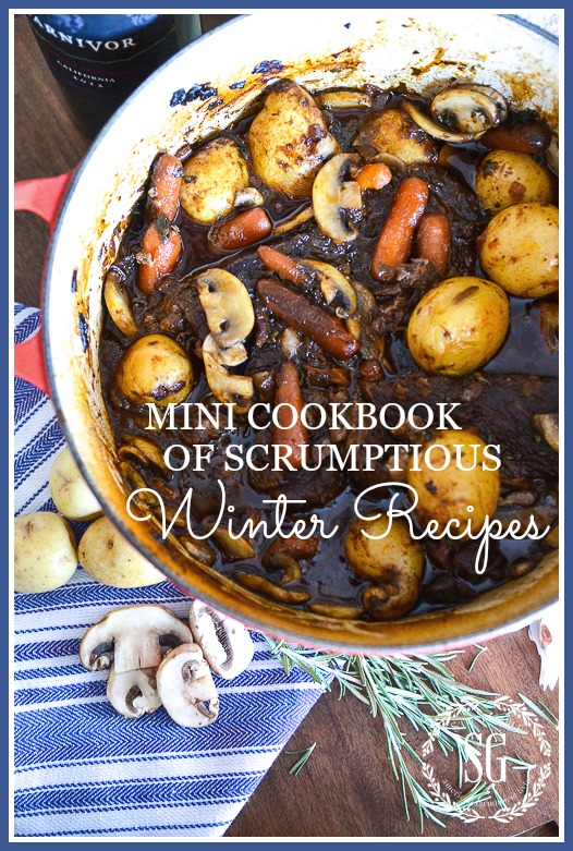 MINI COOKBOOK OF SCRUMPTIOUS WINTER RECIPES