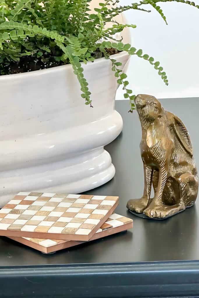 small end table- decorative items