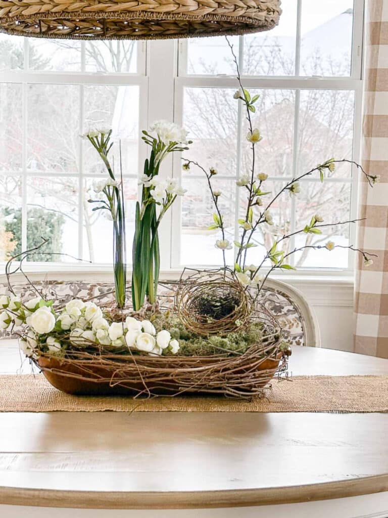 spring dough bowl- spring decor