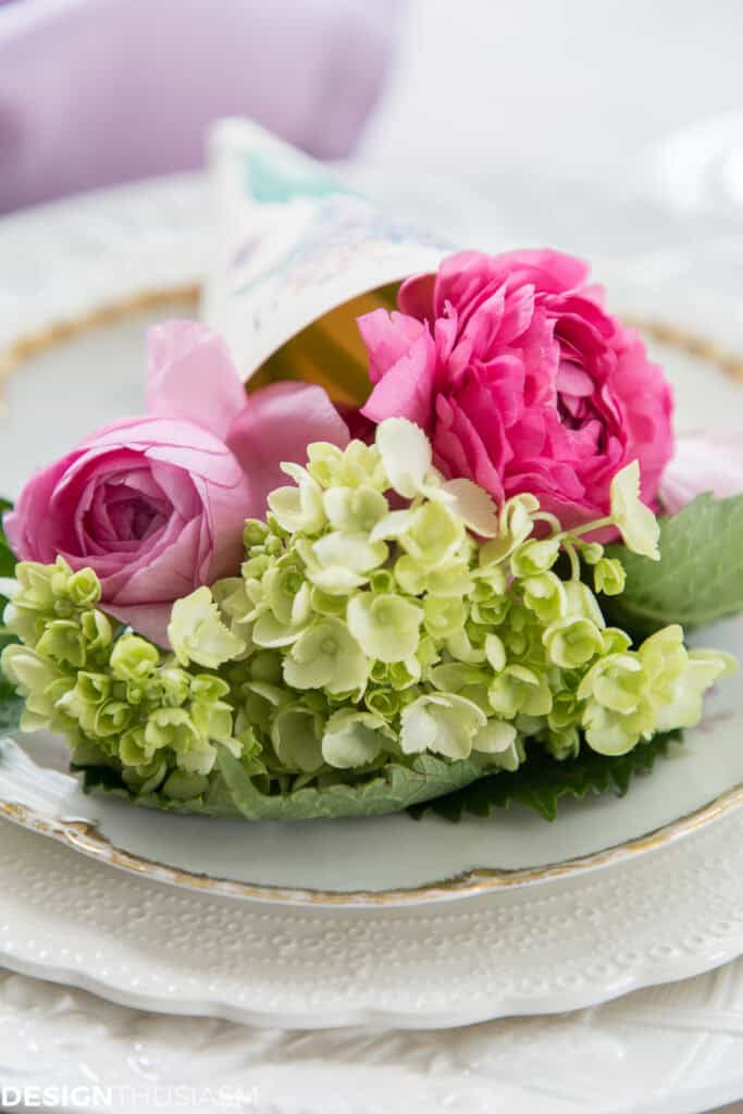 FLOWERS IN A CONE